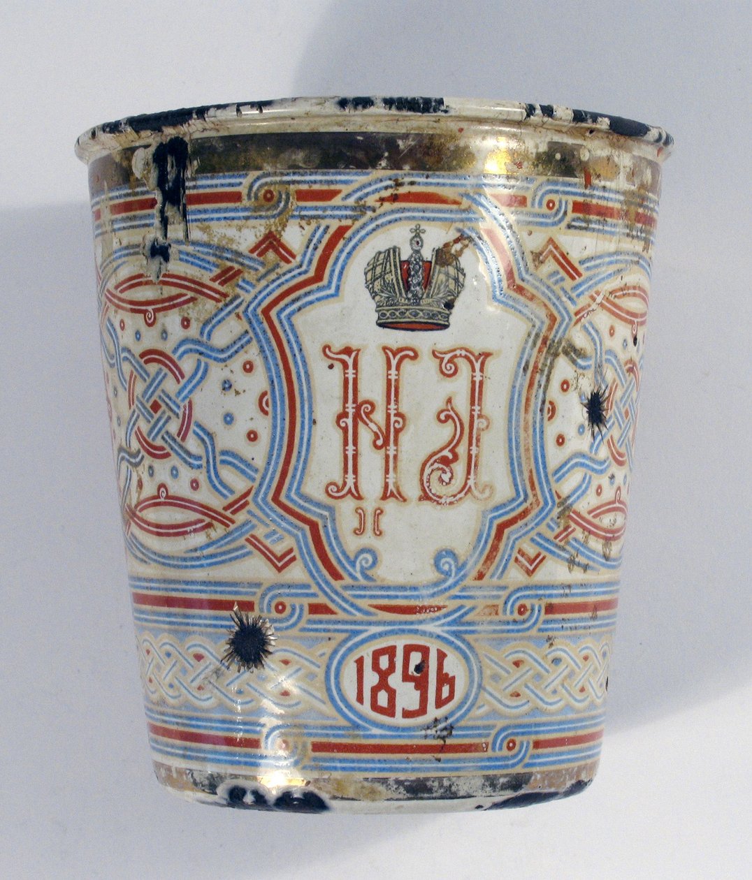 Kröning Cup. Närvarande i samband med kröningen av Nicholas II 1896 av Unbekannt