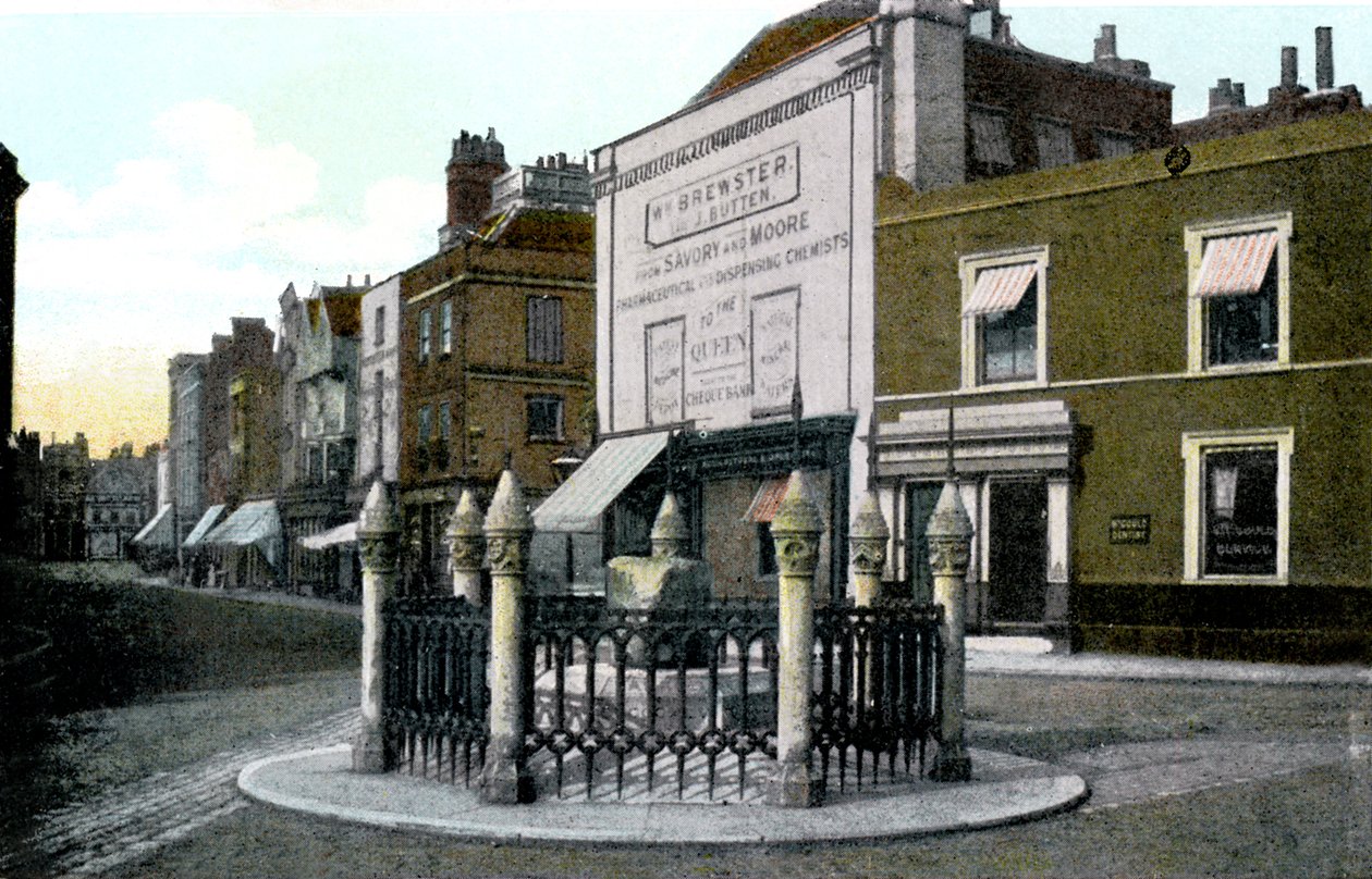 Coronation Stone, Kingston upon Thames, London, 1900-talet av Unbekannt
