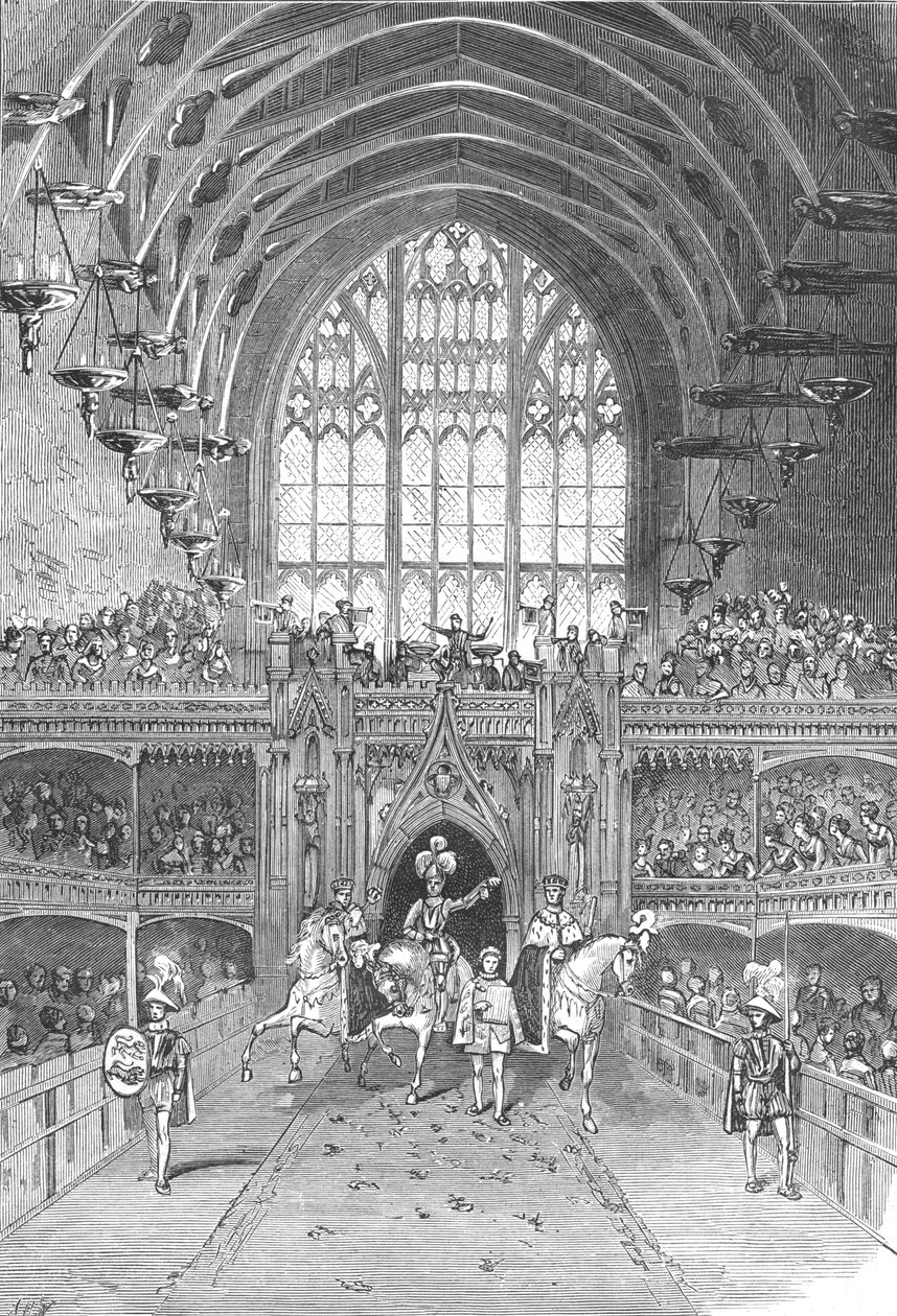 Kröning av George IV i Westminster Hall, 1897. av Unbekannt