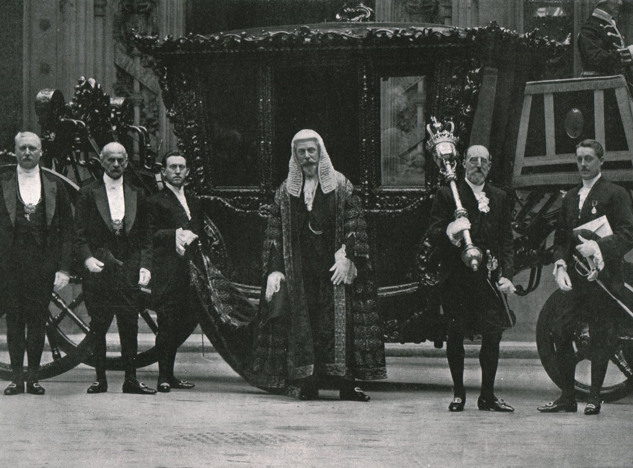 Kröning av kung George V och drottning Mary, London, 1911. av Unbekannt