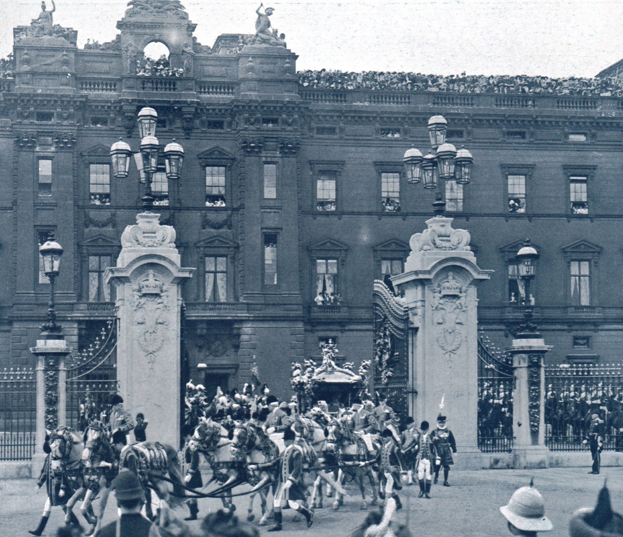 Kröning av kung George V och drottning Mary, London, 1911. av Unbekannt