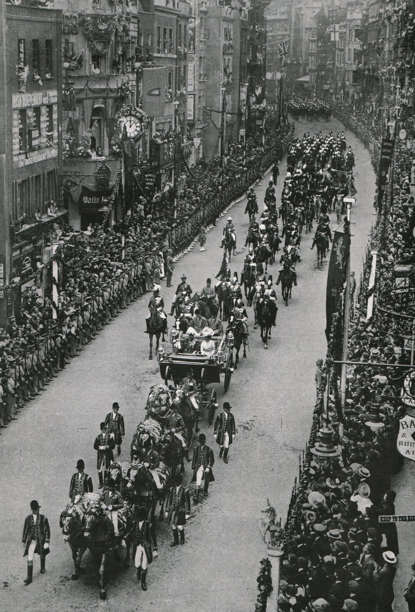 Kröning av kung George V och drottning Mary, London, 1911. av Unbekannt