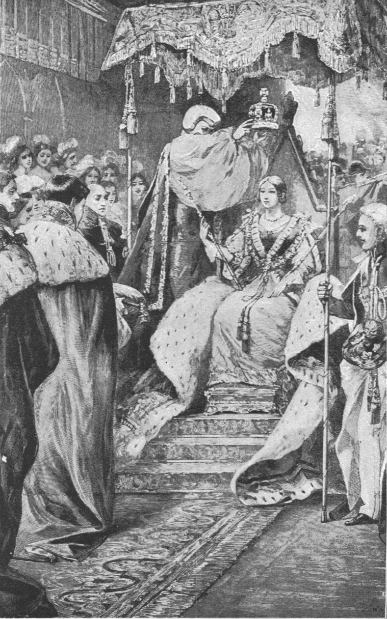 Drottning Victorias kröning, 28 juni 1838, 1901. av Unbekannt