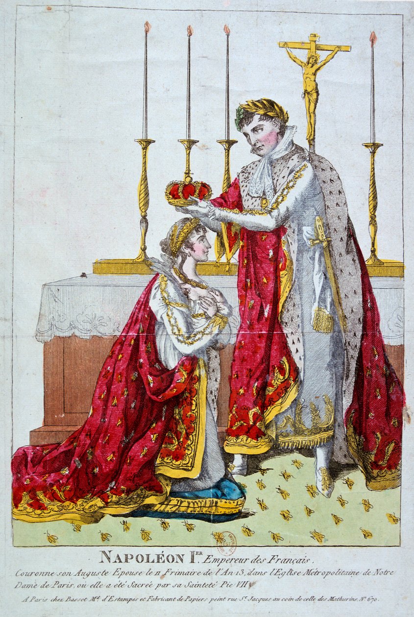 Kröning av kejsarinnan Josephine, 2 december 1804, 1800-talet av Unbekannt