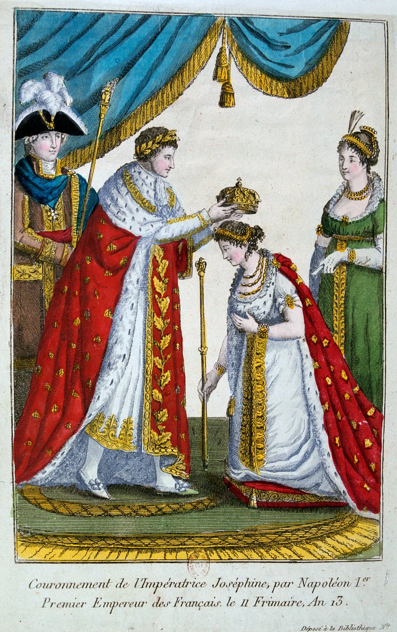 Kröning av kejsarinnan Josephine, 2 december 1804, 1800-talet av Unbekannt