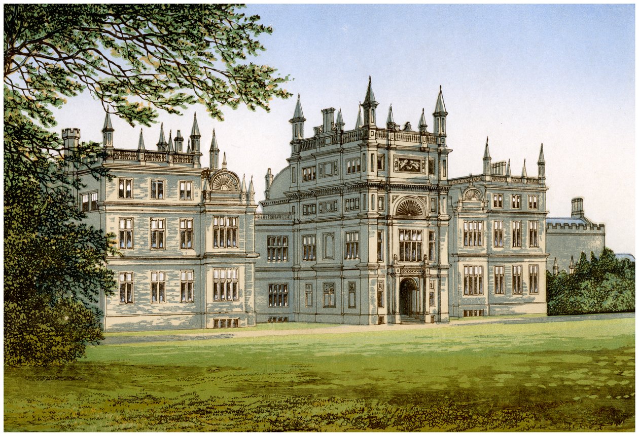 Corsham Court, Wiltshire, hem för Lord Methuen, c1880 av Unbekannt