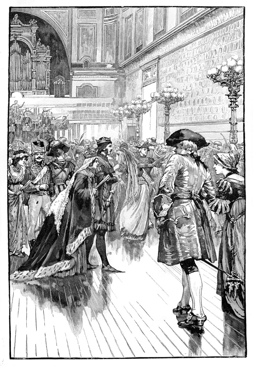 Kostymbal på Buckingham Palace, c1840-talet, 1900 av Unbekannt