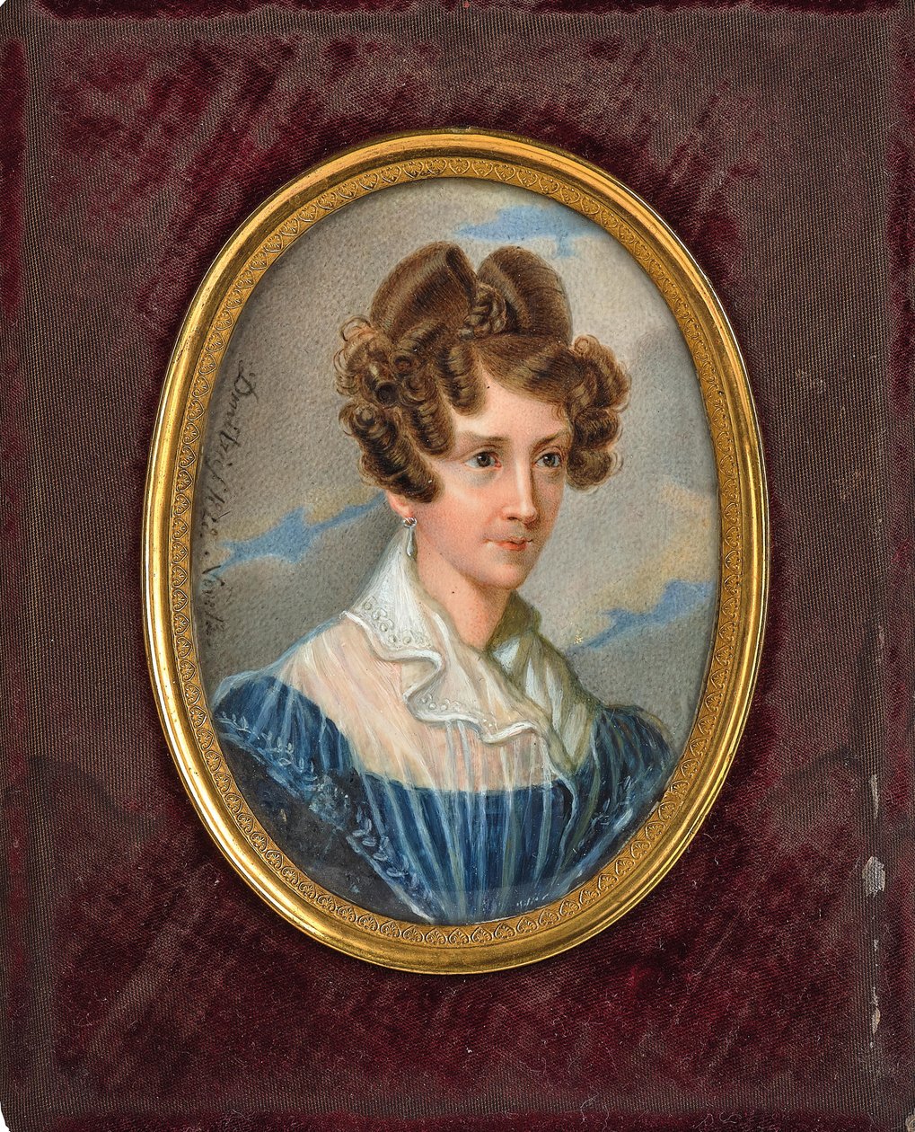 Grevinnan Emilie Troubetzkoy, född prinsessan zu Sayn Wittgenstein 1801-1869, 1828. av Unbekannt
