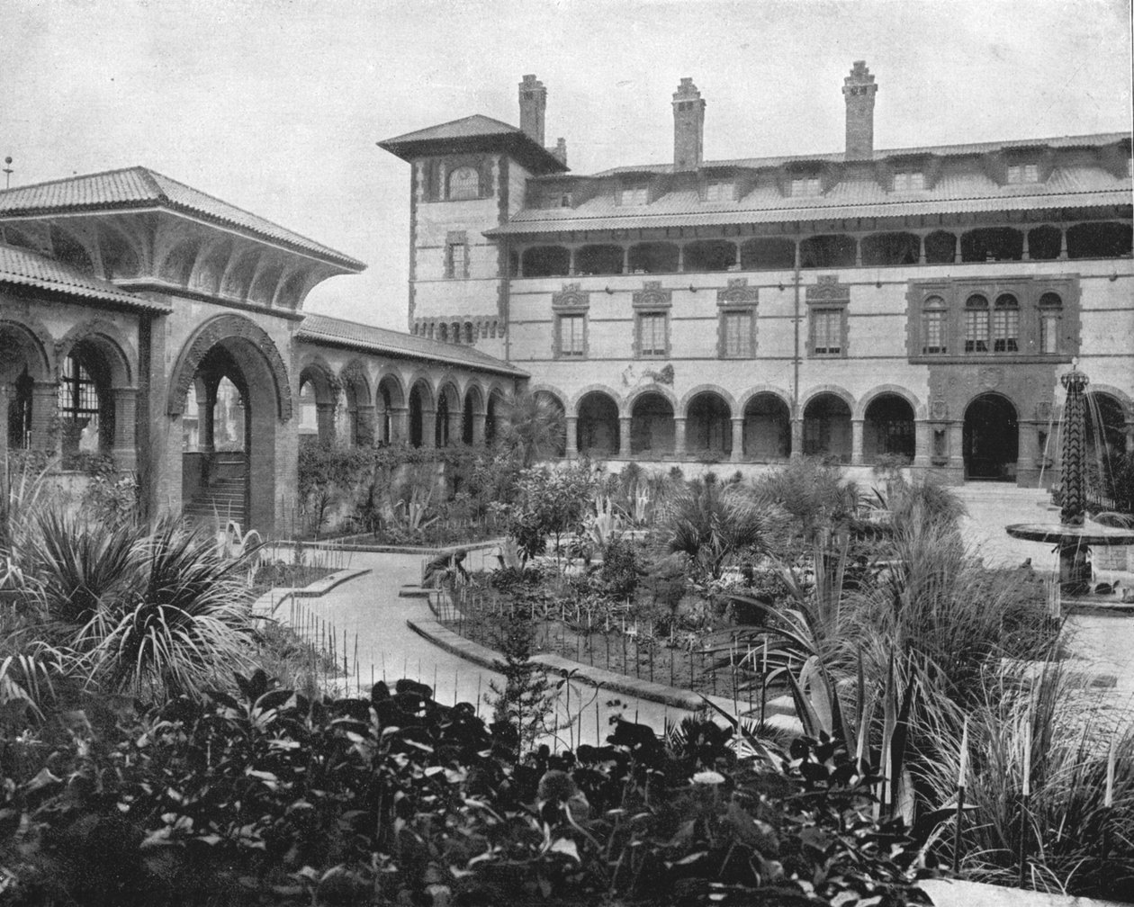 Court of Ponce de Leon, St. Augustine, Florida, USA, c1900. av Unbekannt