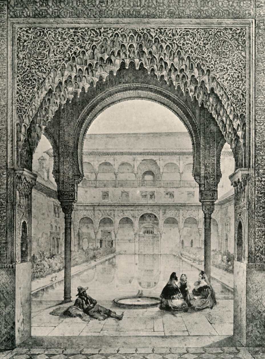 Court of the Fish-Pond, 1800-talet, 1907. av Unbekannt