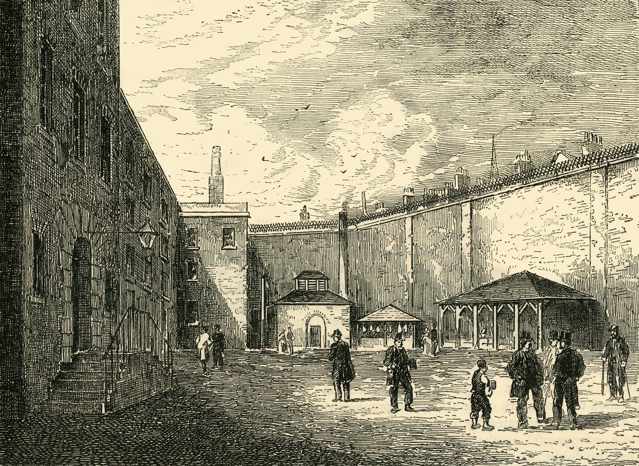 Gård i flottans fängelse, c1872. av Unbekannt