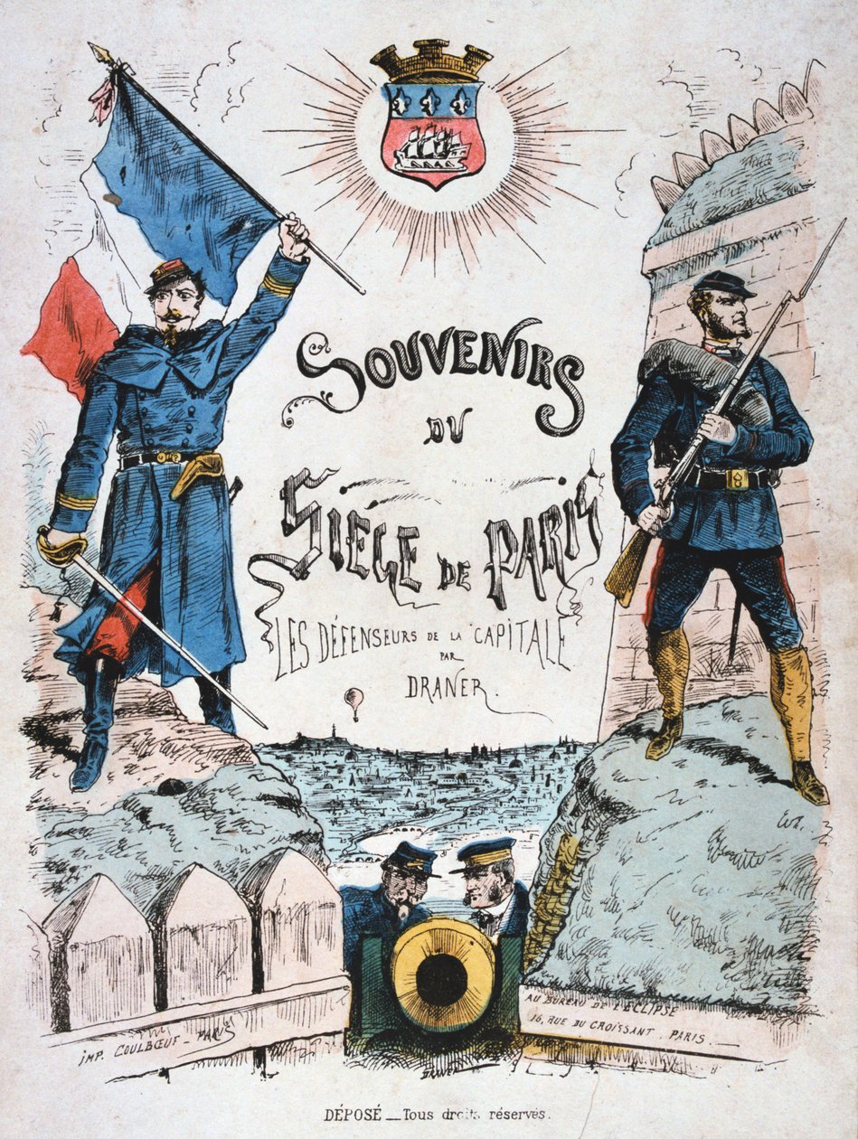 Omslag till minnen av belägringen av Paris, 1870-1871 av Unbekannt