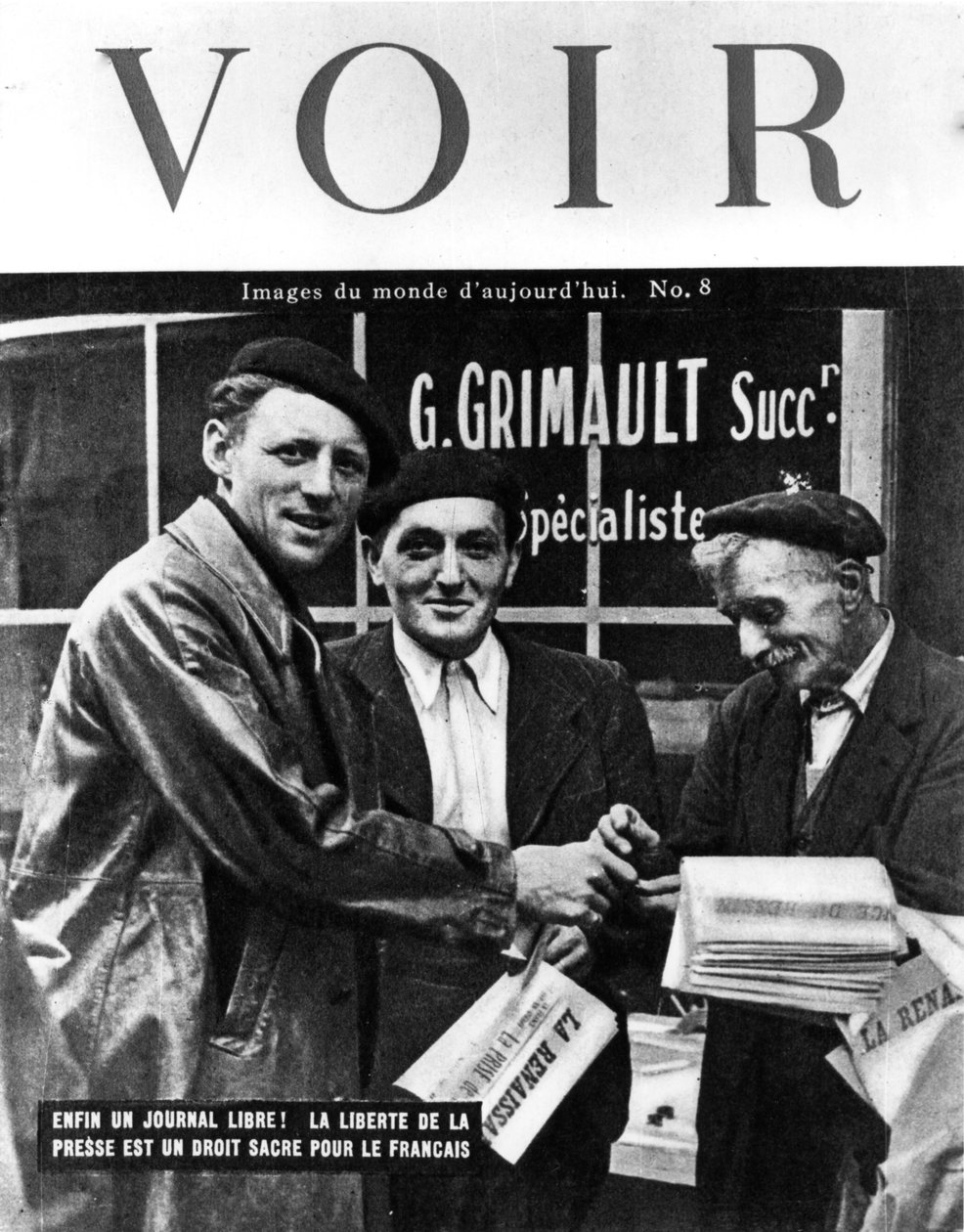 Omslag till tidningen Se, 1944 av Unbekannt