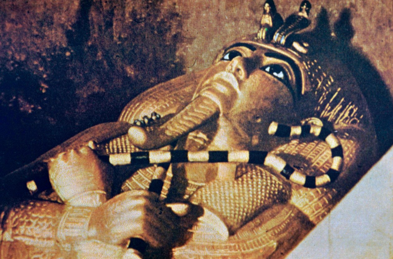 Omslag till Tutankhamons kista, gravkammare, Tutankhamons grav, Thebe, 18:e dynastin av Unbekannt