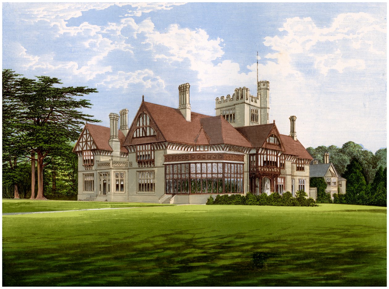 Cowdray Park, Sussex, hem för Earl of Egmont, c1880 av Unbekannt