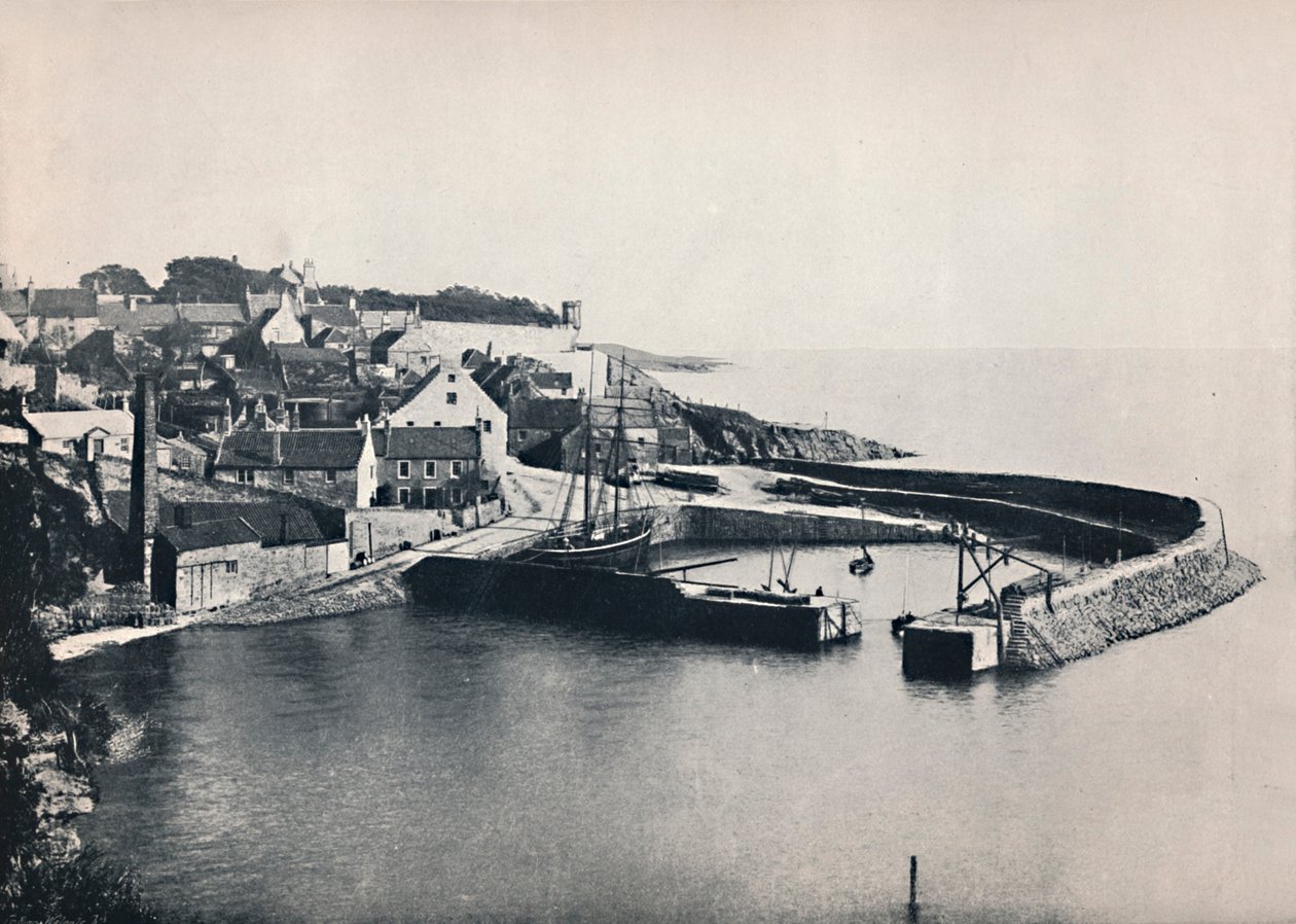 Crail - Byn och hamnen, 1895 av Unbekannt