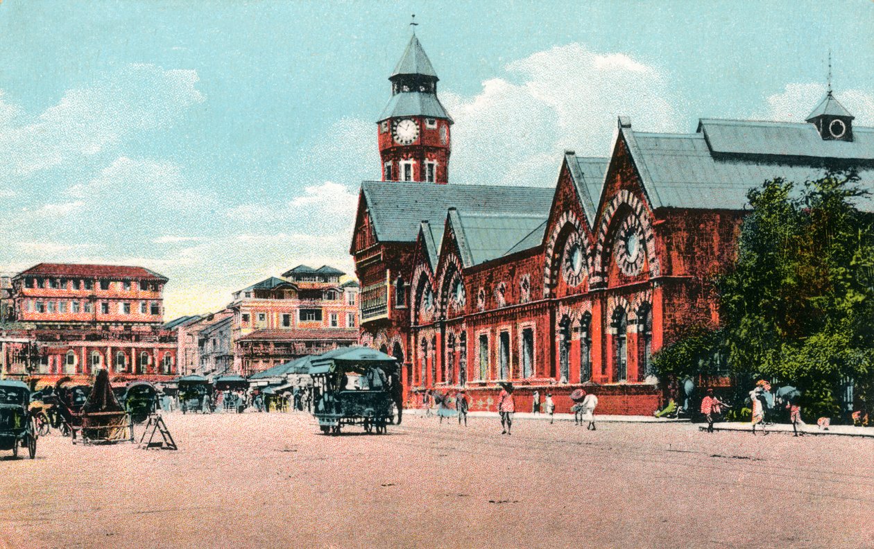 Crawford Market, Bombay, Indien, tidigt 1900-tal av Unbekannt