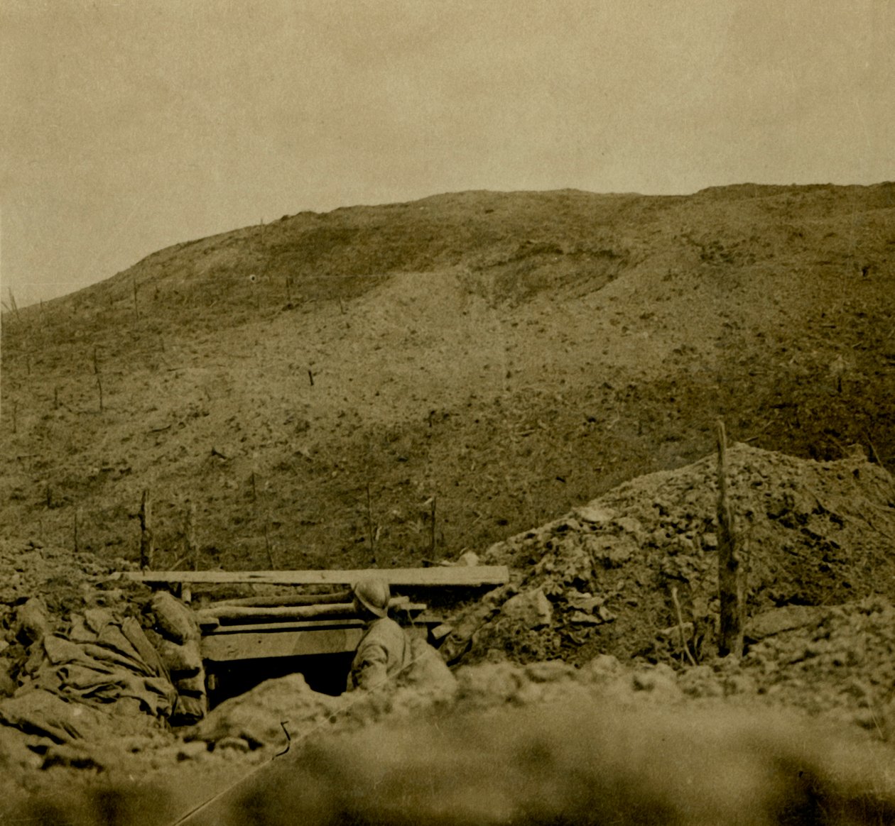 Kullen vid Les Éparges, norra Frankrike, c1914-c1918. av Unbekannt