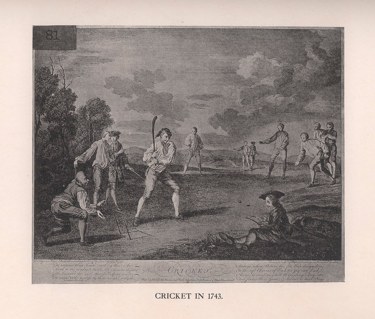 Cricket 1743 1912 av Unbekannt