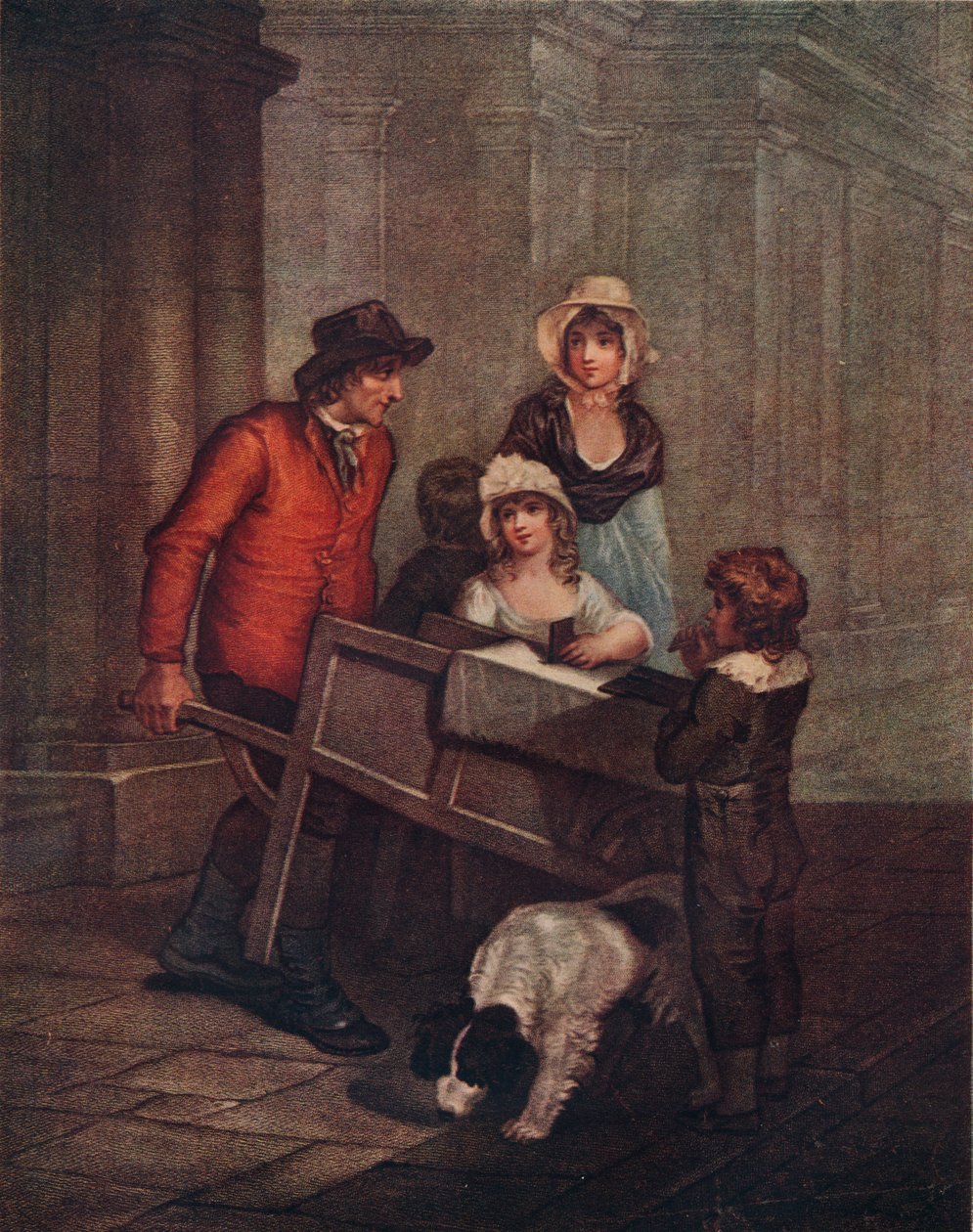 Cries of London Plate 12: Hot Spice Gingerbread, rykande het!, 1796, 1911 av Unbekannt