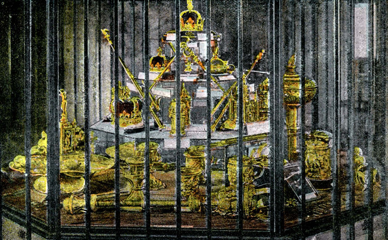 Crown Jewels, London, 1900-talet av Unbekannt