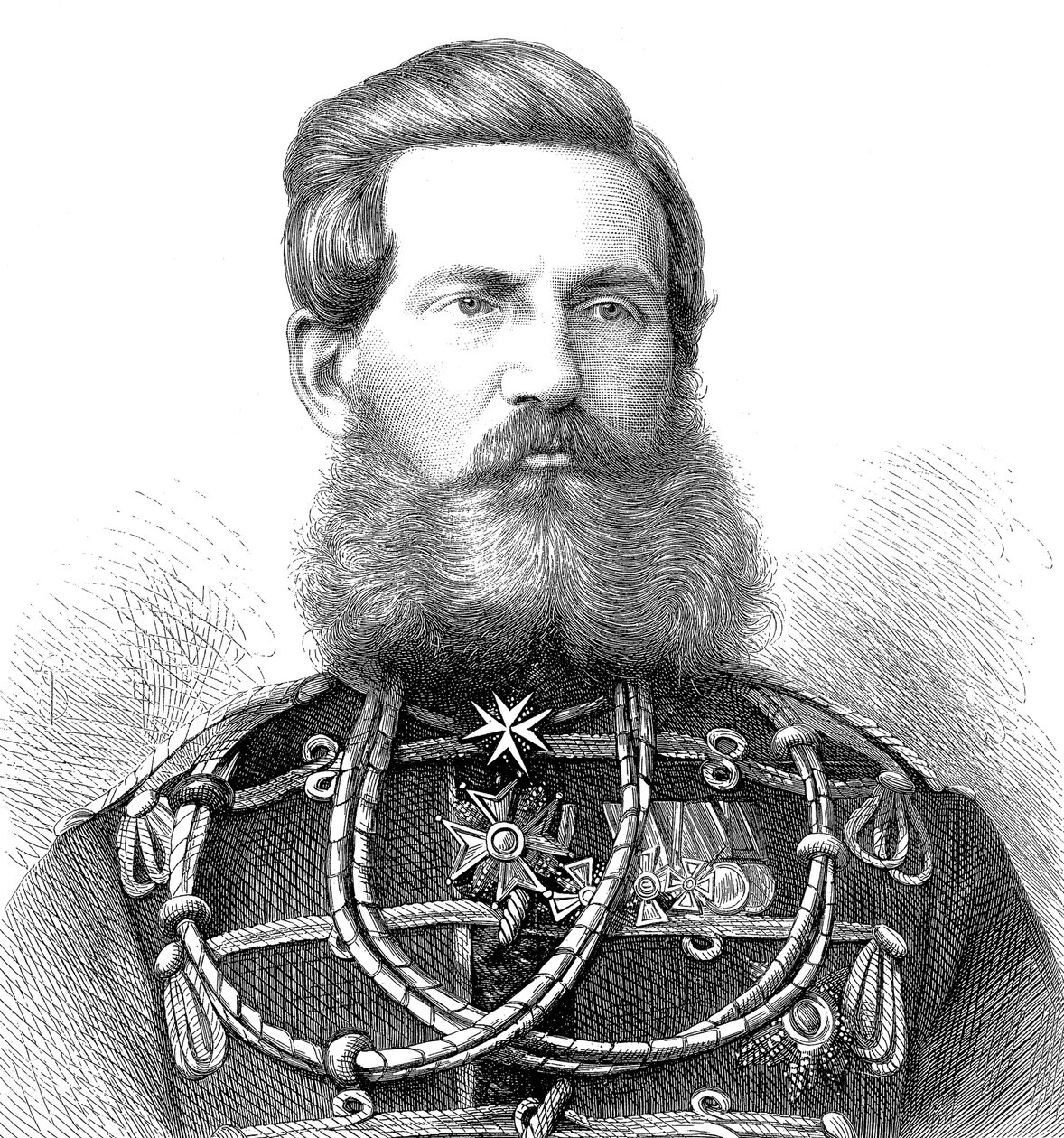 Kronprins Fredrik William av Preussen, 1870. av Unbekannt