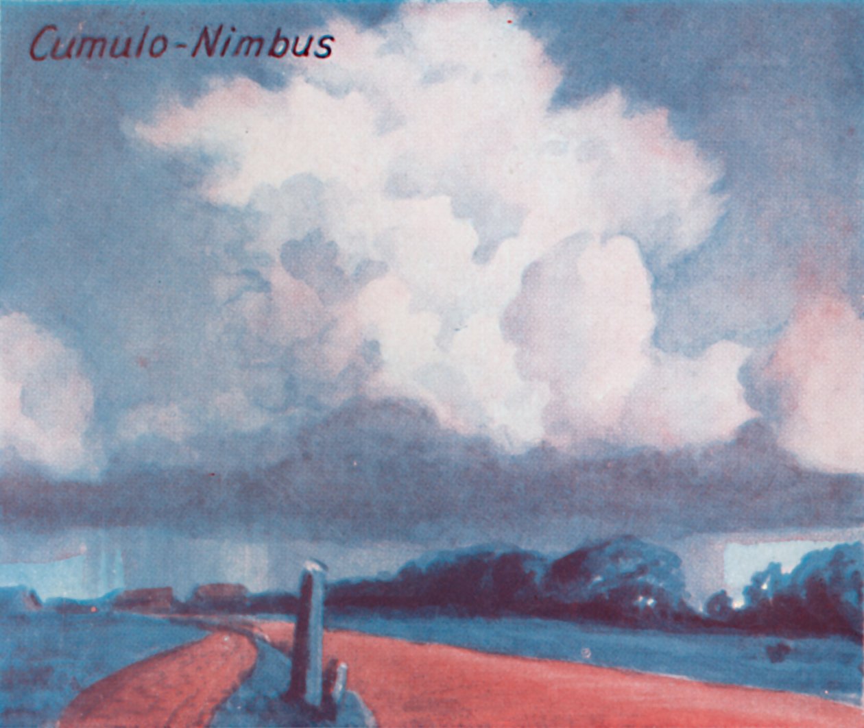 Cumulo-Nimbus - Ett dussin av de viktigaste molnformerna på himlen, 1935 av Unbekannt