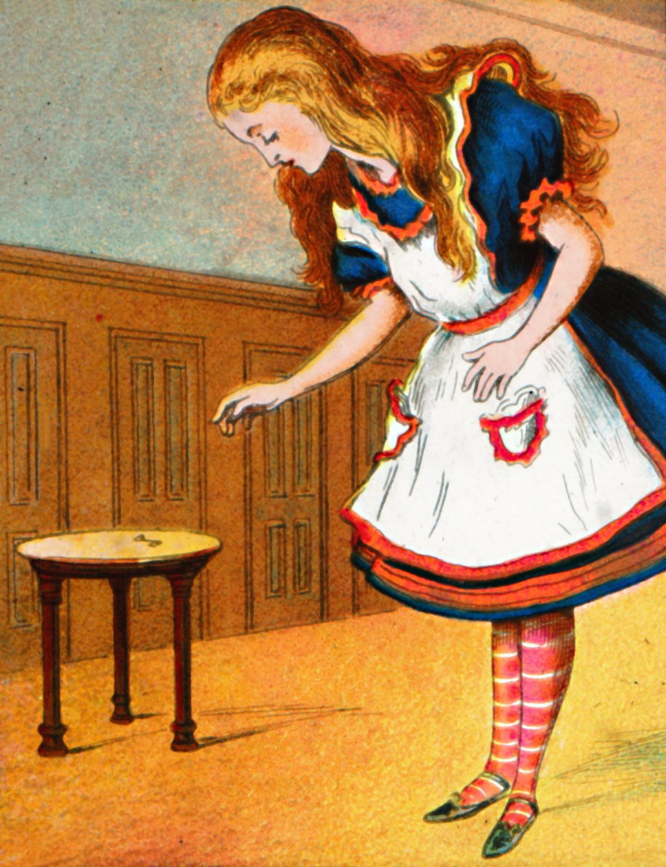 Nyfikenare och nyfikenare, ropade Alice, c1900. av Unbekannt
