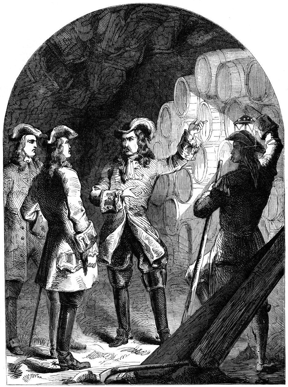 DAsfeldt och de engelska officerarna i gruvan, 1700-talet 1800-talet av Unbekannt
