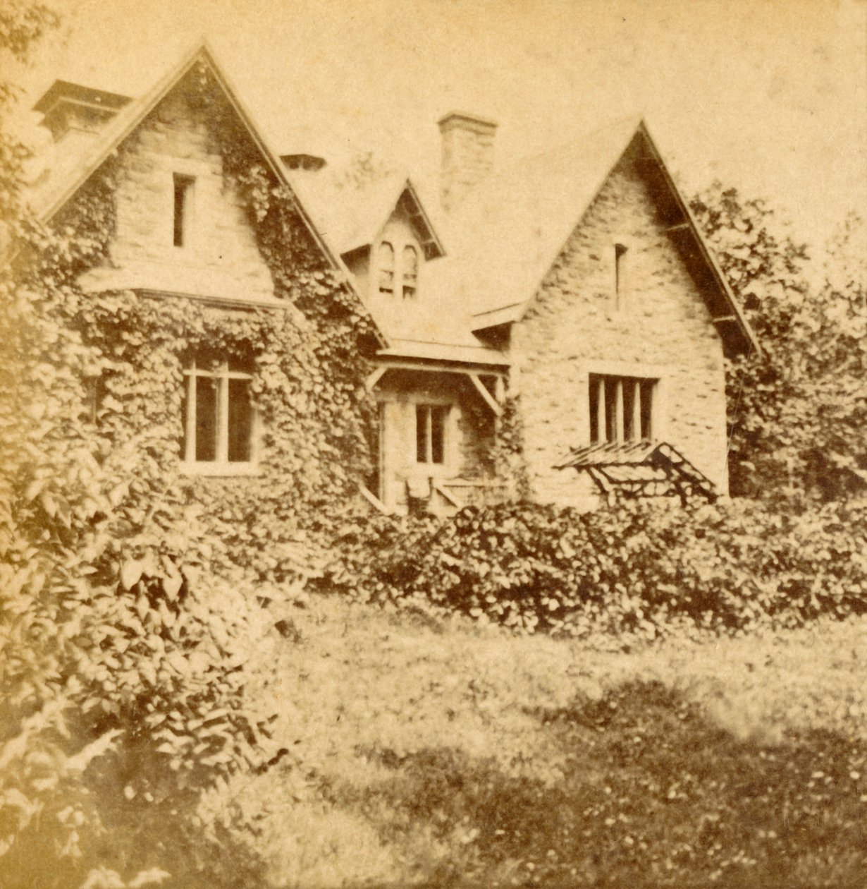 Dairy Cottage, Prospect Park, Brooklyn, N.Y., c1880-talet. av Unbekannt