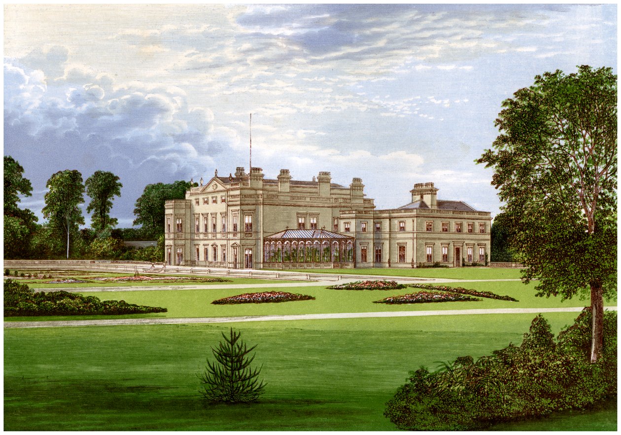 Dalton Hall, nära Beverley, Yorkshire, hem för Lord Hotham, c1880 av Unbekannt