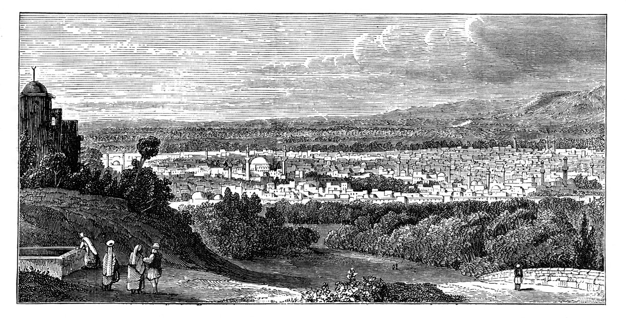 Damaskus, Syrien, ca 1890 av Unbekannt