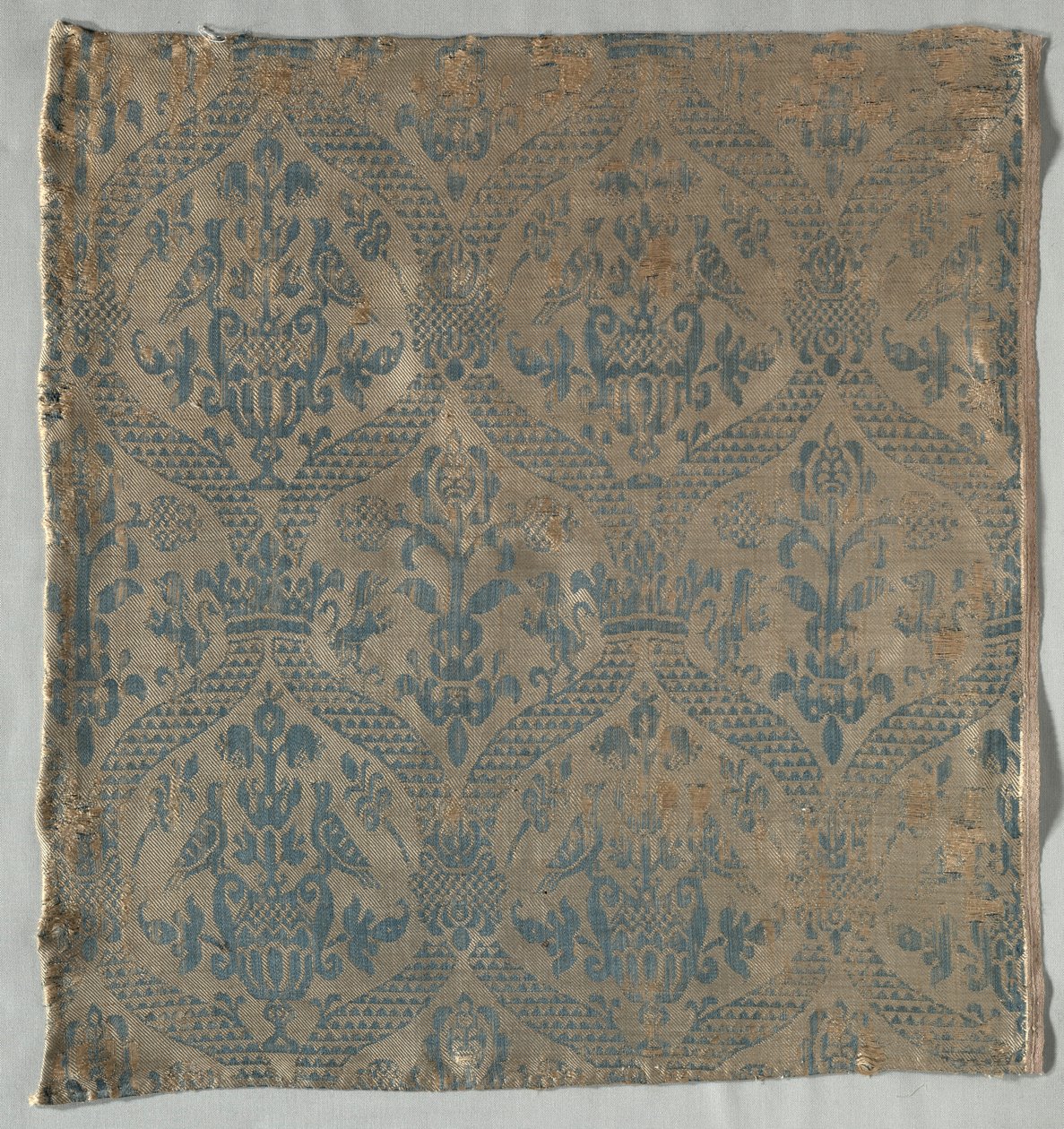 Damastfragment, 1500-tal. av Unbekannt