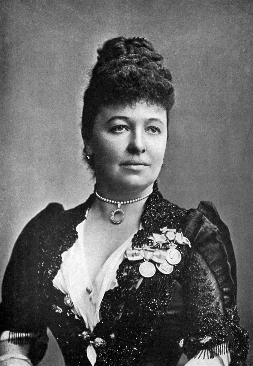 Dame Emma Albani 1852-1930, kanadensisk operasångerska, c1890 av Unbekannt