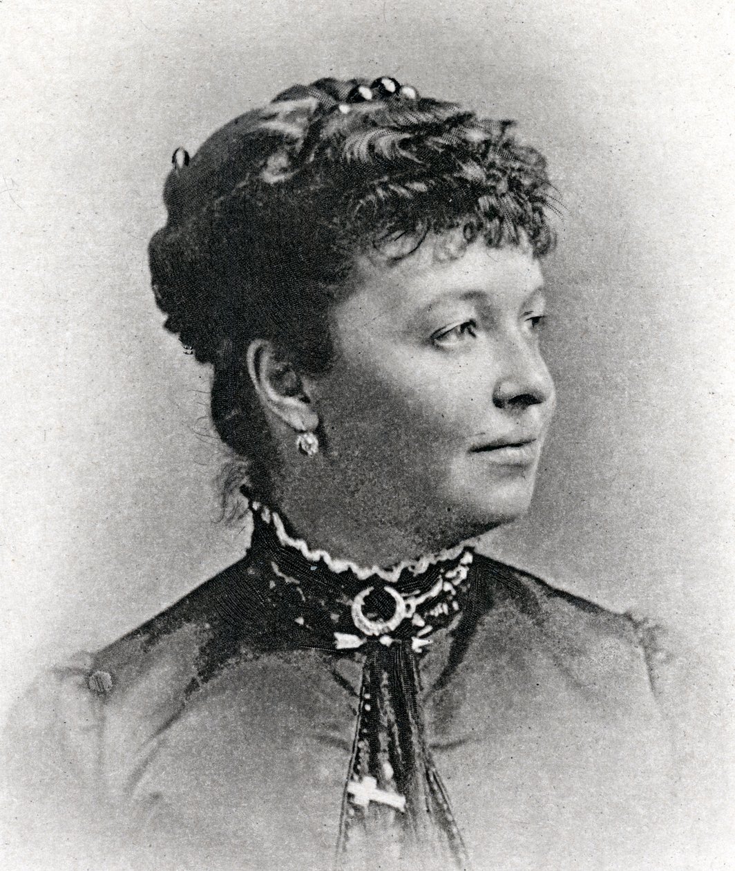 Dame Emma Albani 1852-1930, kanadensisk operasångerska, c1890 av Unbekannt
