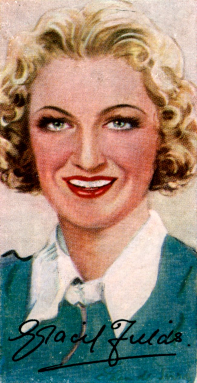 Dame Gracie Fields, 1898-1979, engelsk sångerska och komiker, 1900-talet av Unbekannt