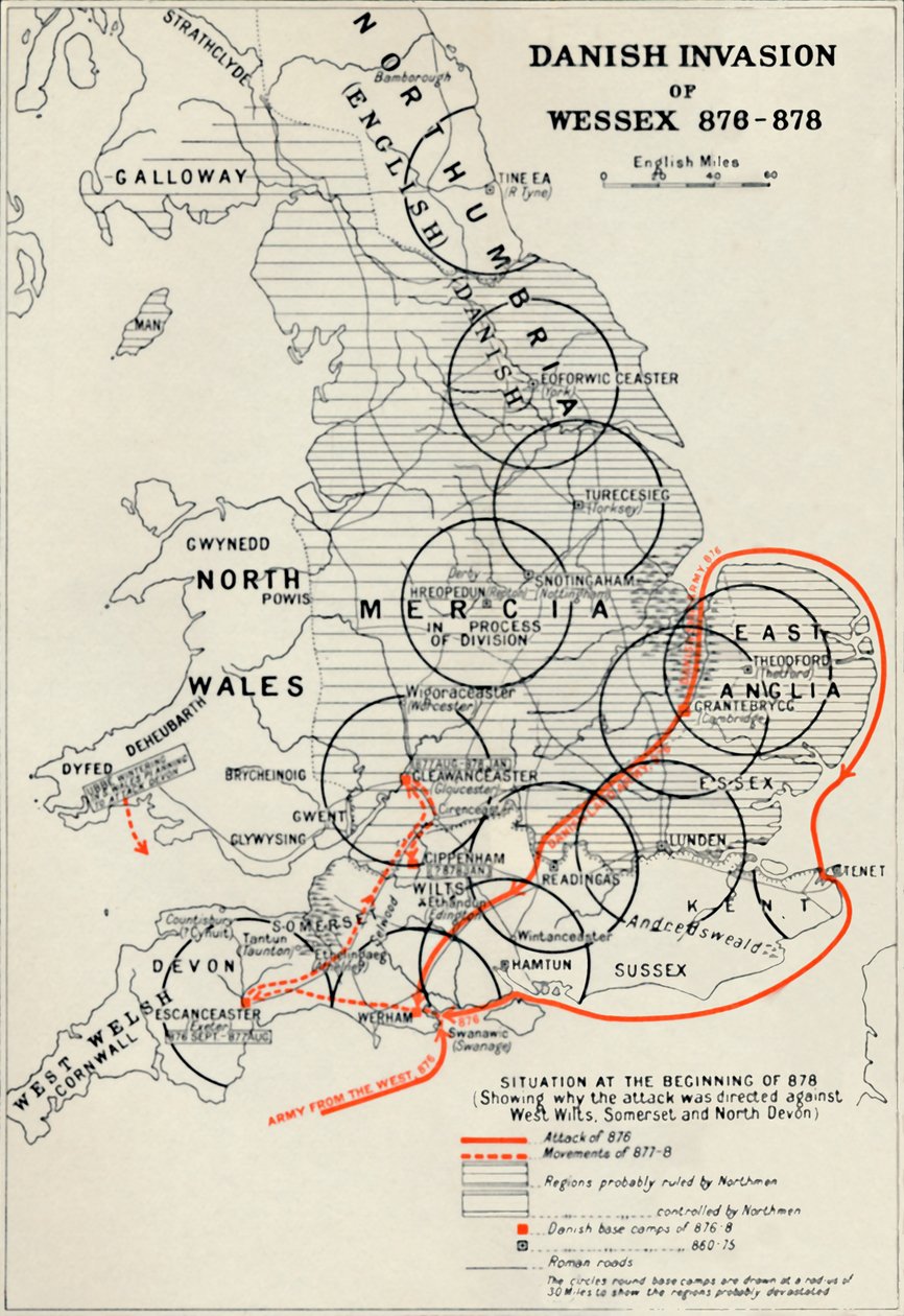 Dansk invasion av Wessex 876-878, 1935 av Unbekannt