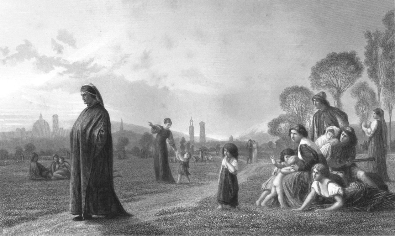 Dante, 1800-talet av Unbekannt