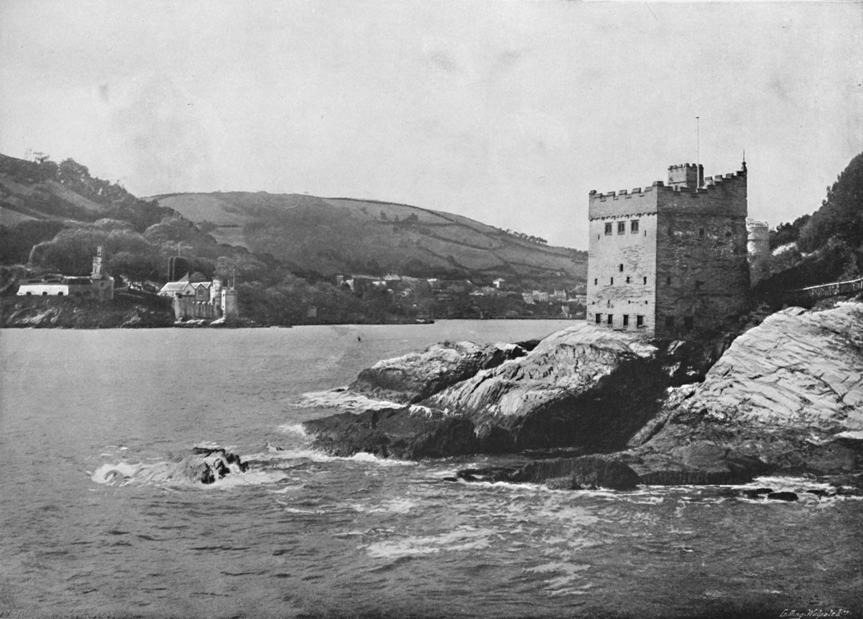 Dartmouth - Dartmouth och Kingswear Castles, 1895 av Unbekannt
