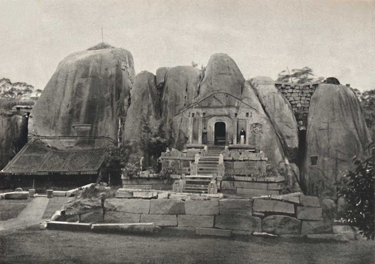 Isurumuniya - Rock - Vihara byggd av kung Devanampiya Tissa på 300-talet f.Kr., 1926 av Unbekannt
