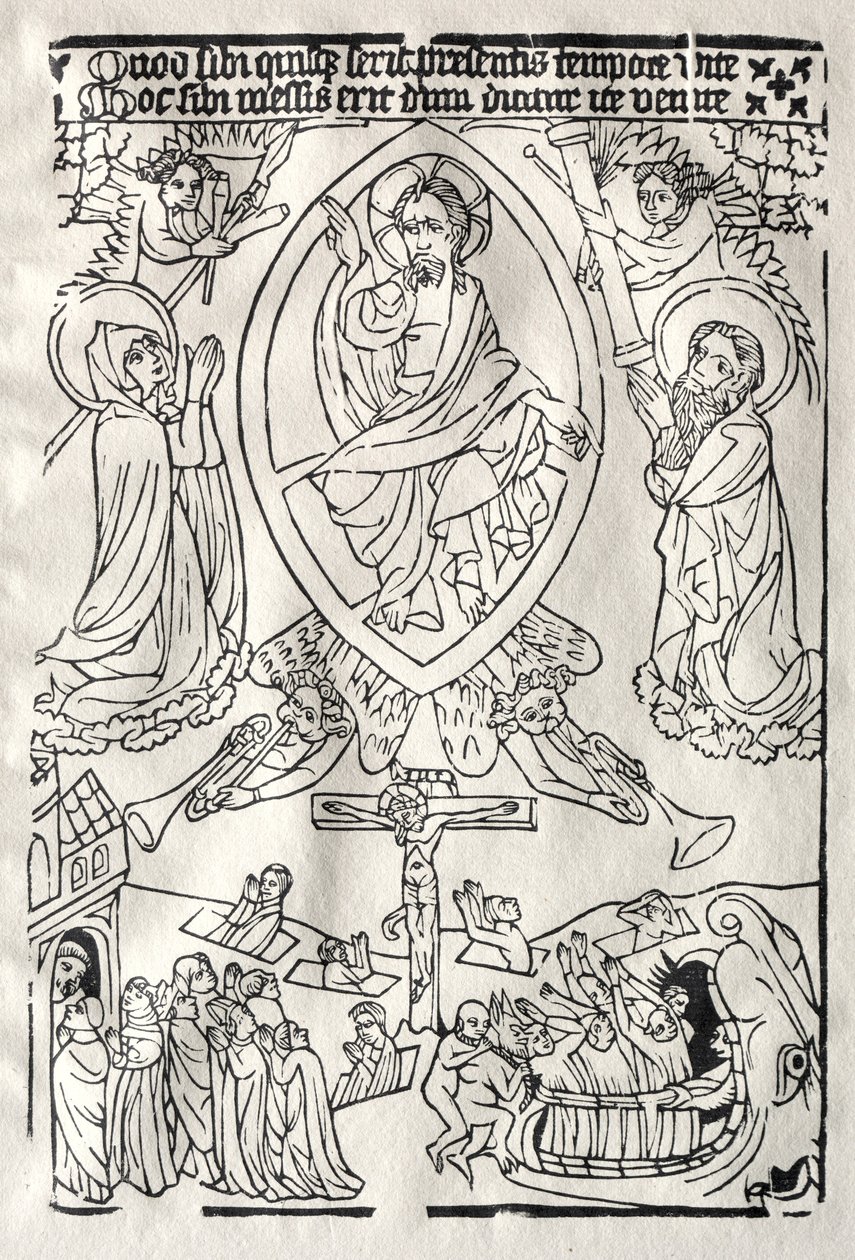Den sista domen, c. 1430. av Unbekannt