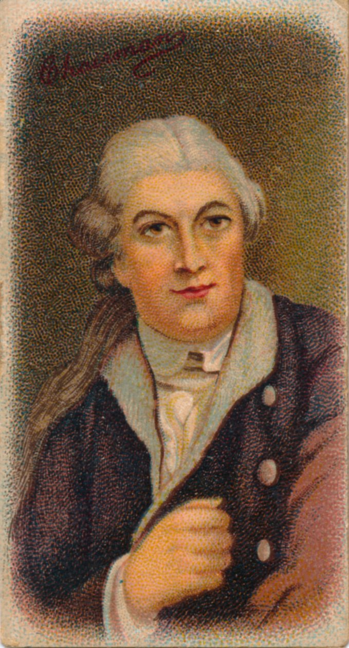 David Garrick 1717-1779, engelsk skådespelare, dramatiker, teaterchef och producent, 1912 av Unbekannt