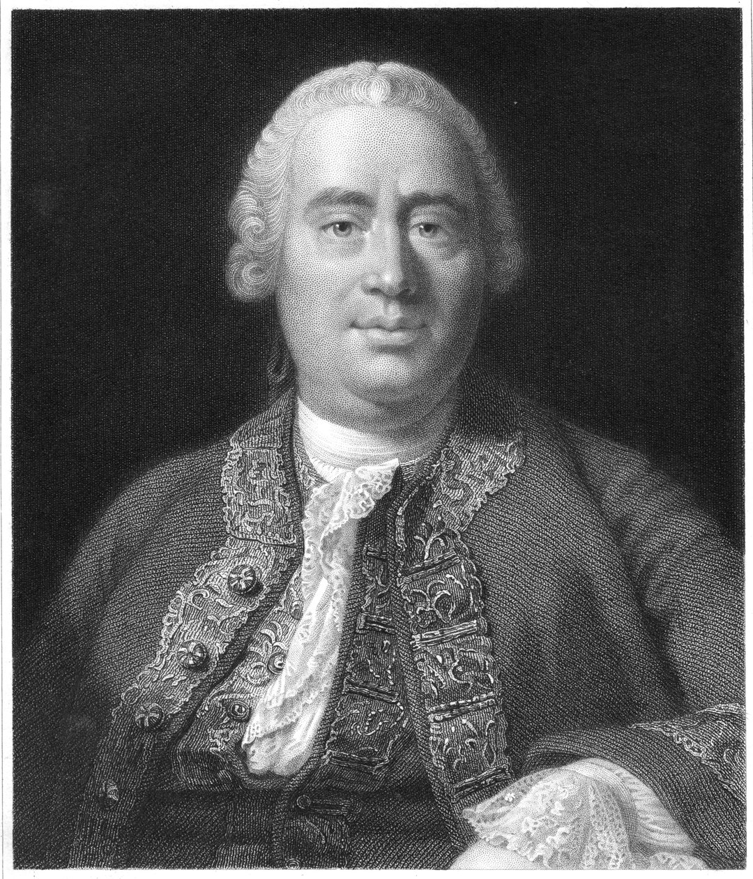 David Hume, skotsk filosof, historiker och ekonom, 1837 av Unbekannt
