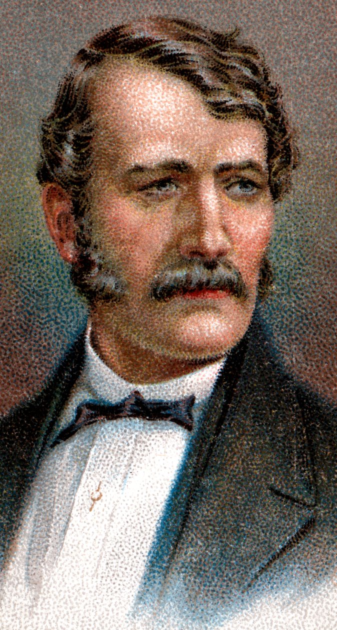 David Livingstone, skotsk missionär och afrikansk upptäcktsresande från 1800-talet, c1915 av Unbekannt