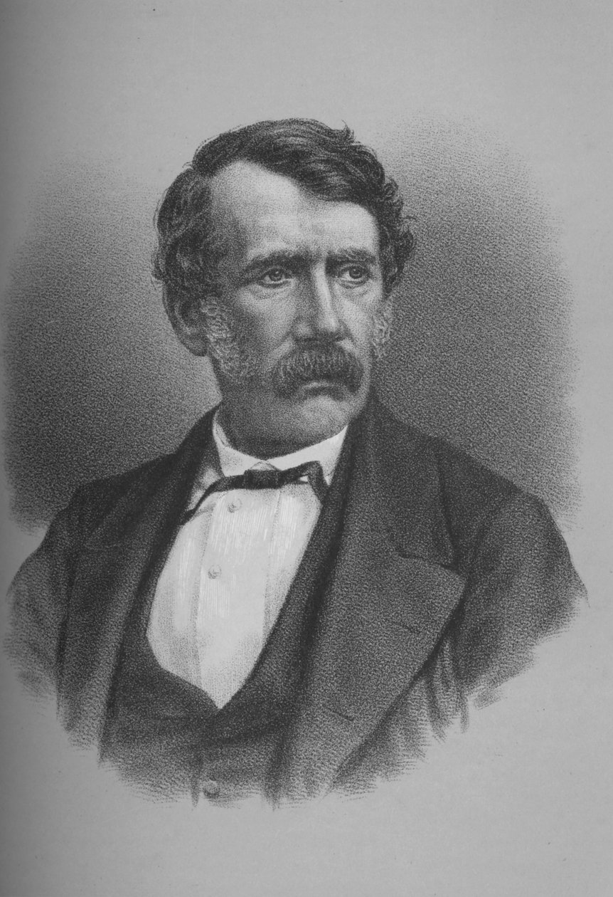 David Livingstone, skotsk missionär och afrikansk upptäcktsresande, 1860-talet 1883 av Unbekannt