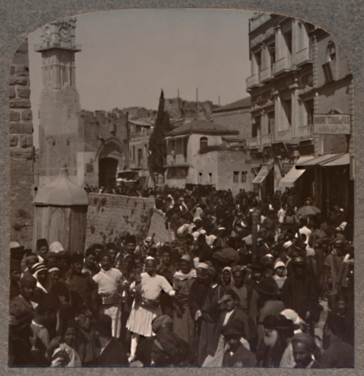 David Street, Jerusalem, c1900 av Unbekannt