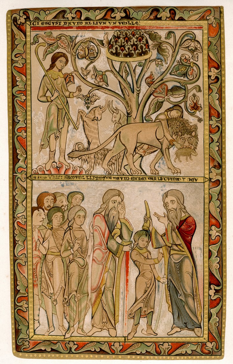 David och Samuel, 1121-1161 av Unbekannt