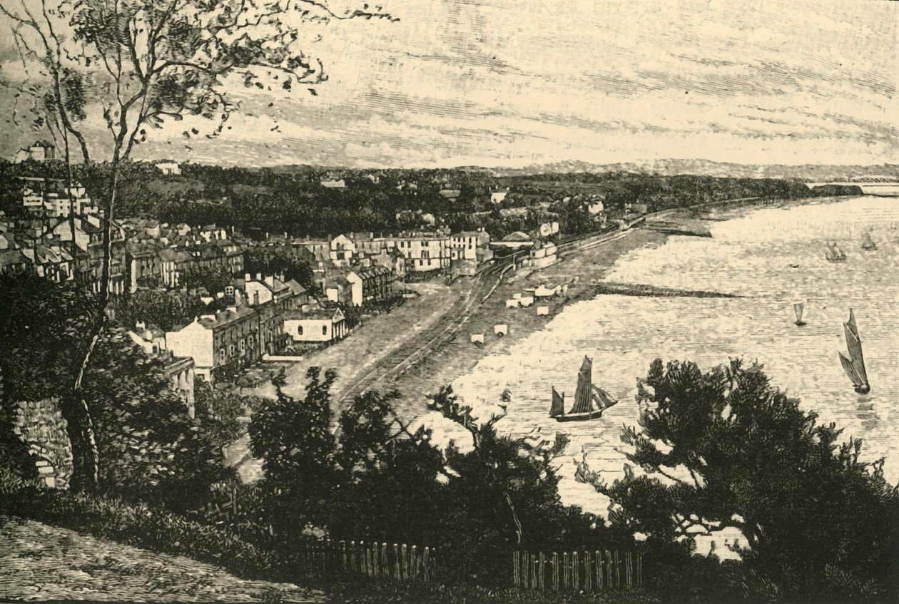 Dawlish, från Lea Mount, 1898. av Unbekannt