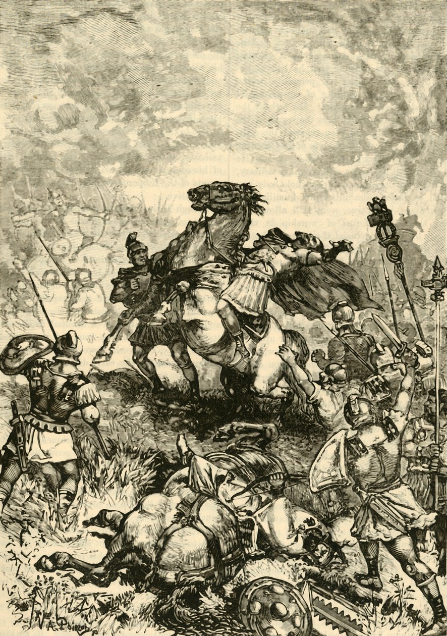 Avfällingen Julianus död, 1890. av Unbekannt