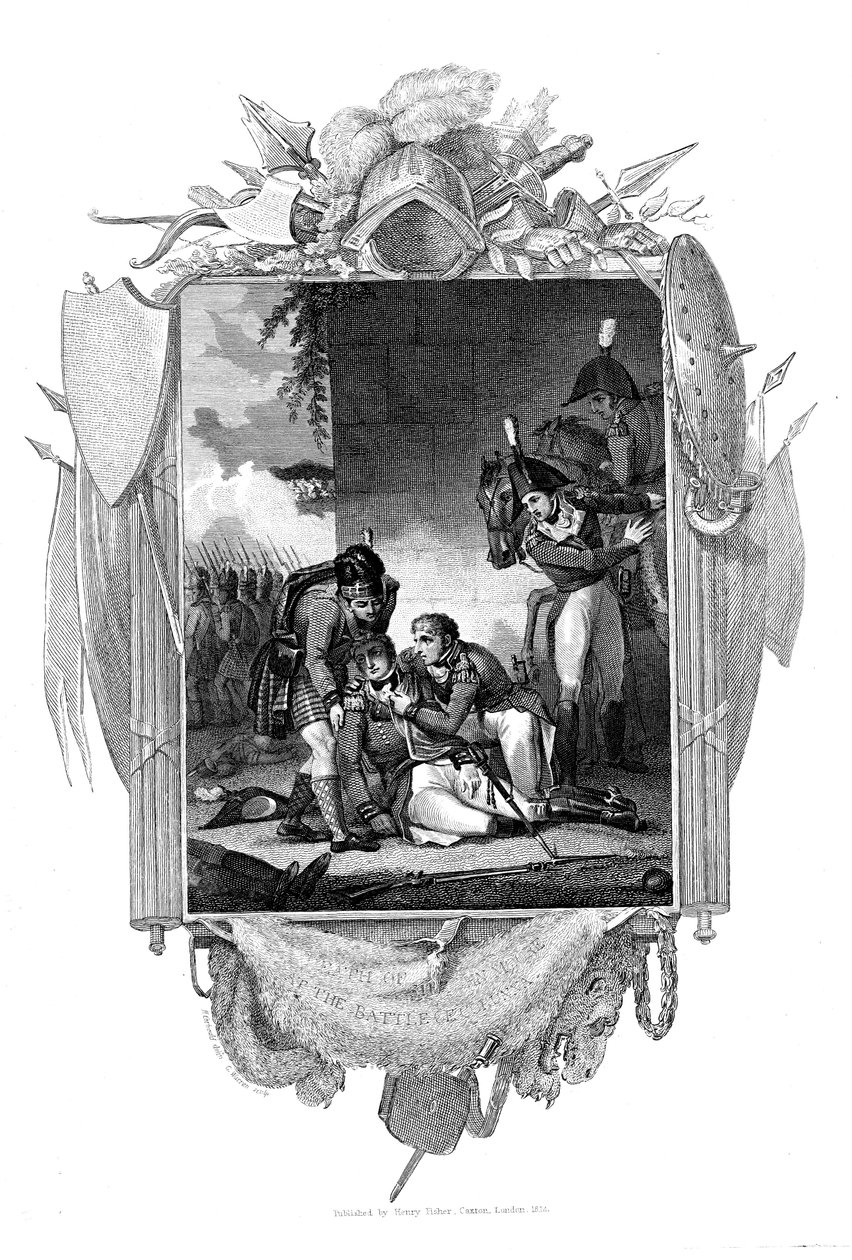 Generallöjtnant Sir John Moore, brittisk soldat död, La Coruna, Spanien, 1809 av Unbekannt